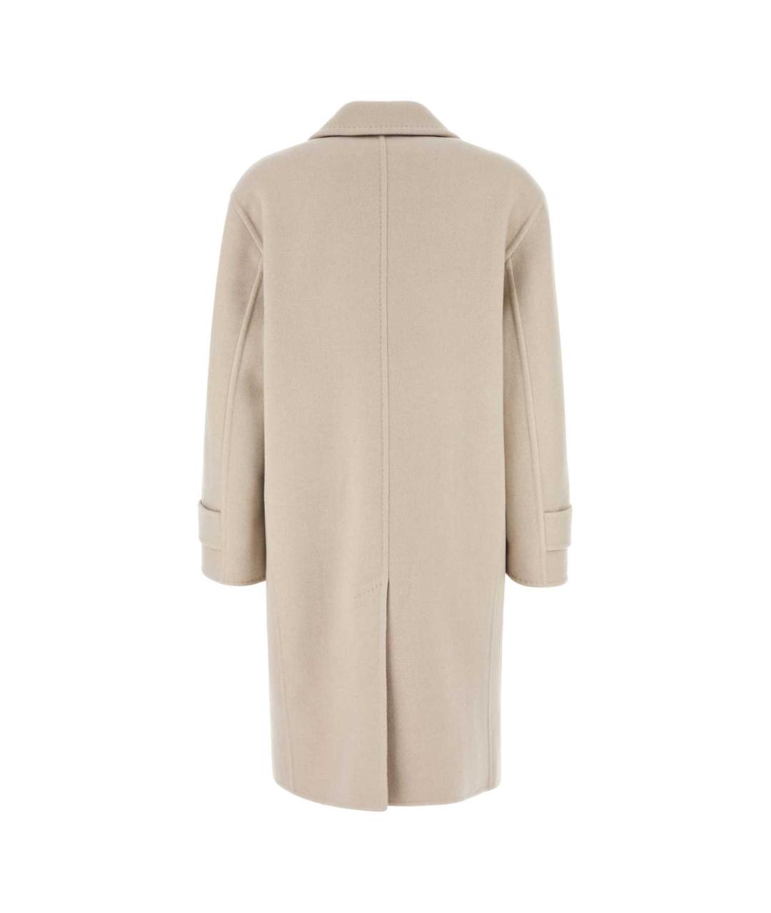 MAX MARA Бежевое шерстяное пальто, фото 2