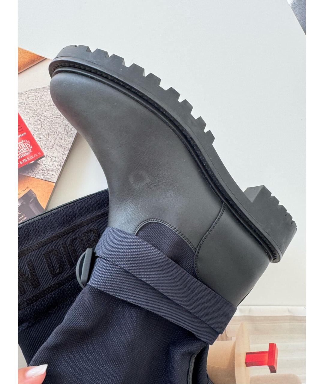 CHRISTIAN DIOR Кожаные ботинки, фото 5