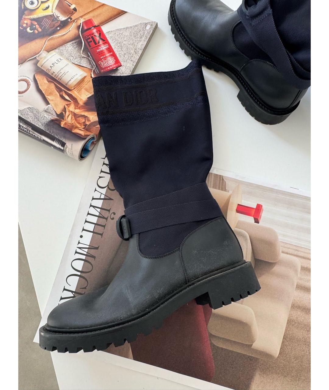 CHRISTIAN DIOR Кожаные ботинки, фото 2