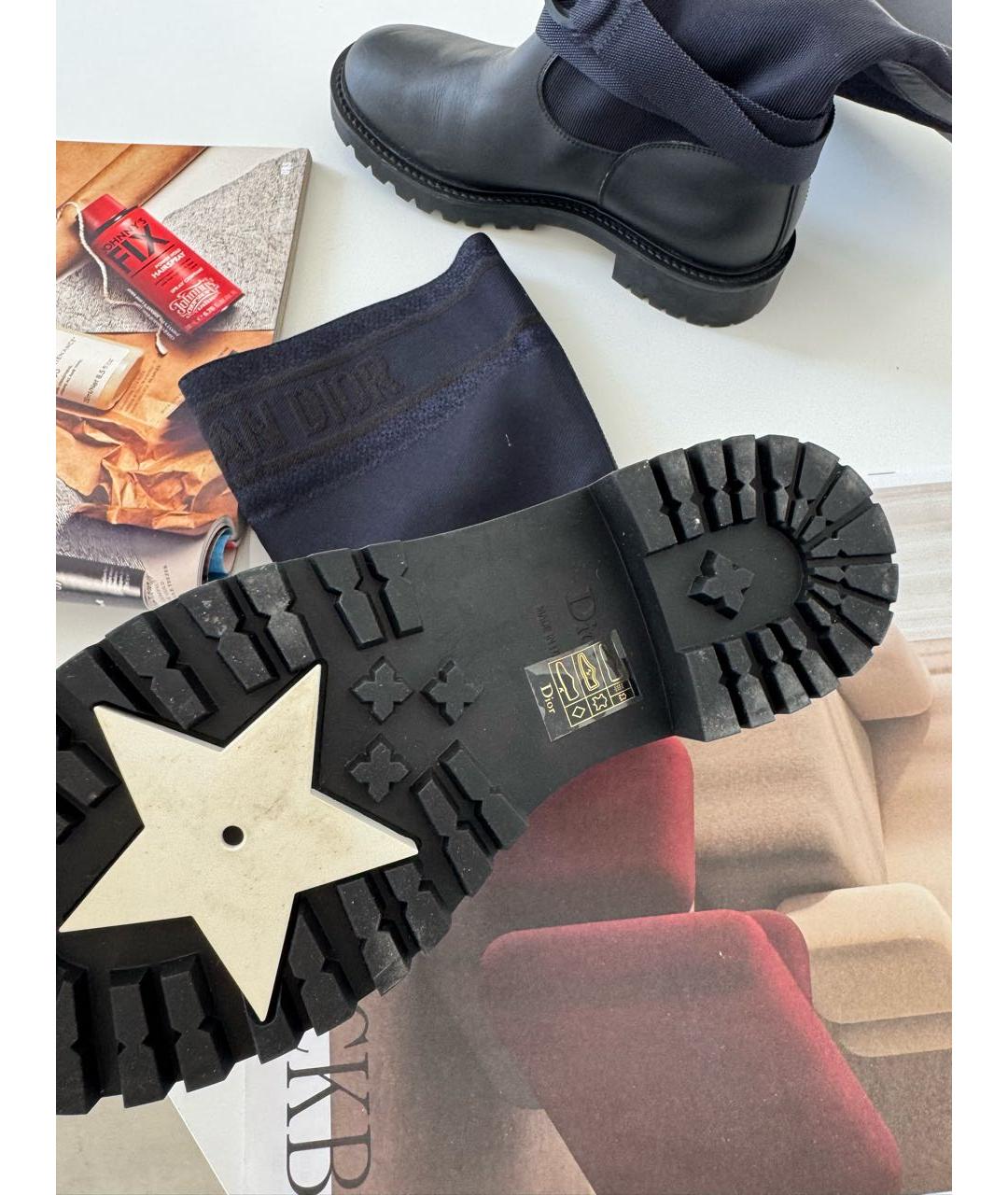 CHRISTIAN DIOR Кожаные ботинки, фото 4