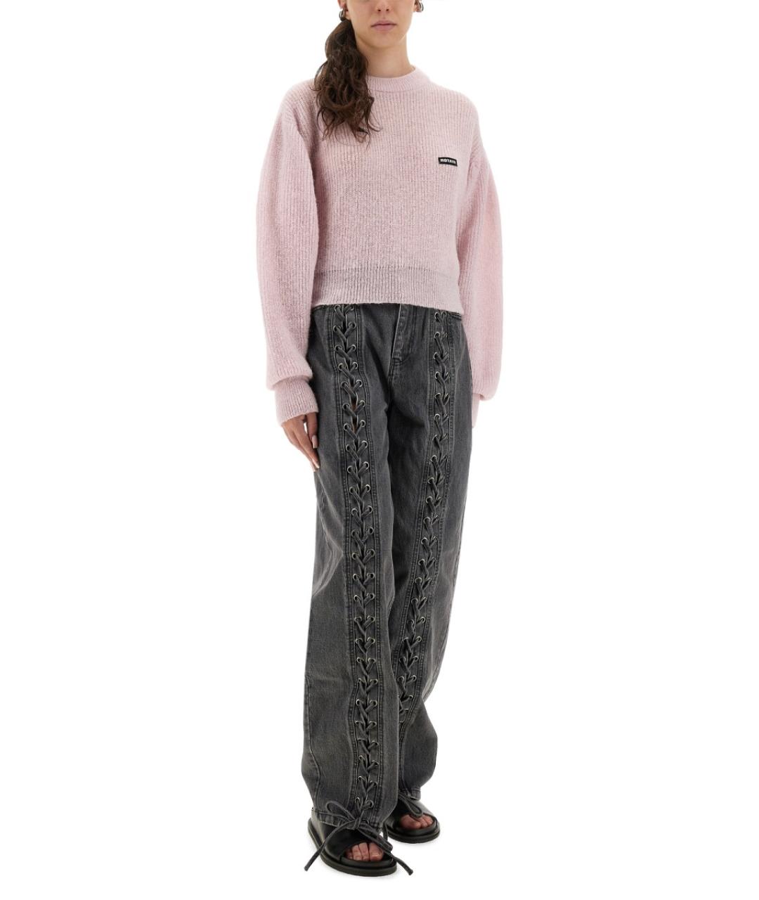 ROTATE Розовый шерстяной джемпер / свитер, фото 2