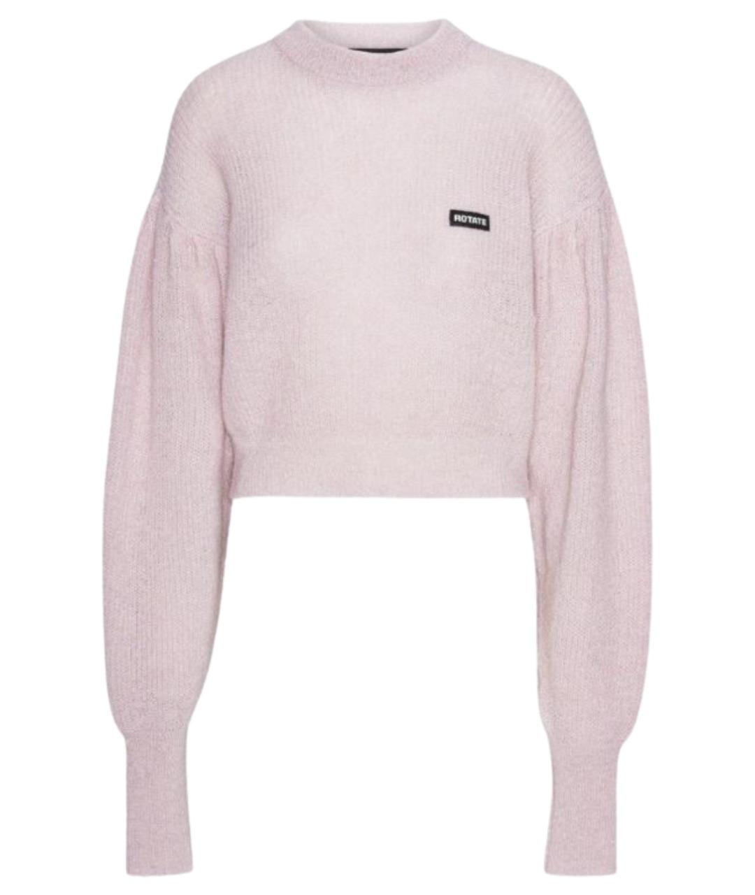 ROTATE Розовый шерстяной джемпер / свитер, фото 1