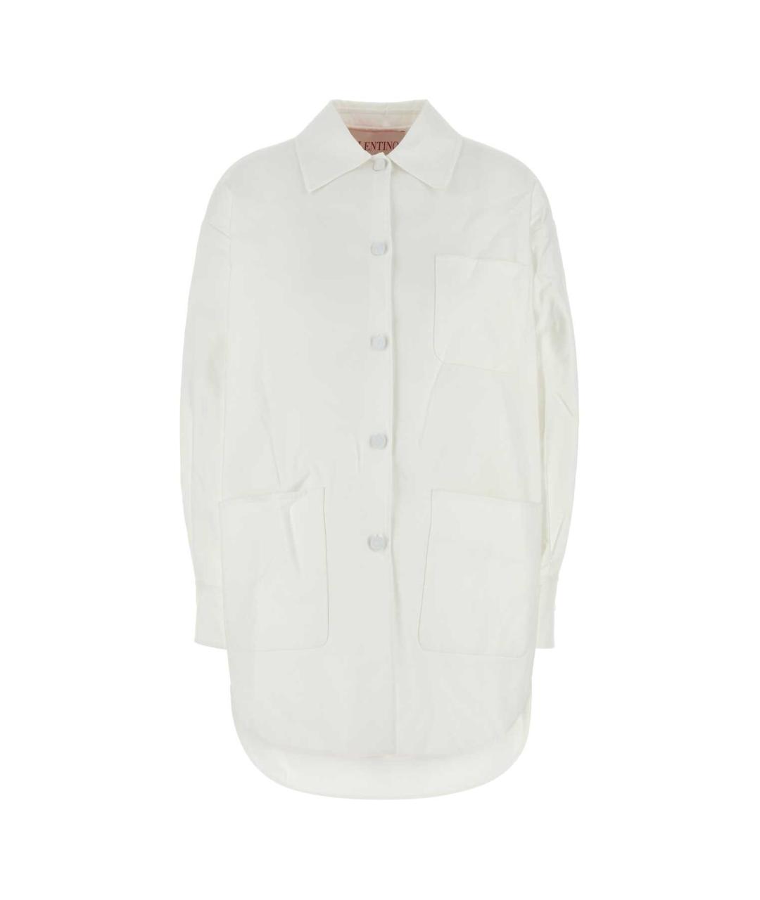 VALENTINO Белая хлопковая куртка, фото 1