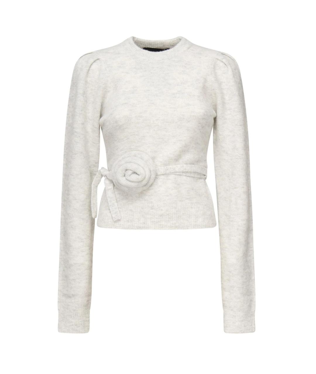 ROTATE Белый шерстяной джемпер / свитер, фото 1