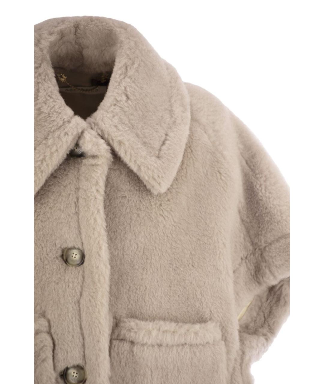MAX MARA Серый шерстяной жилет, фото 4