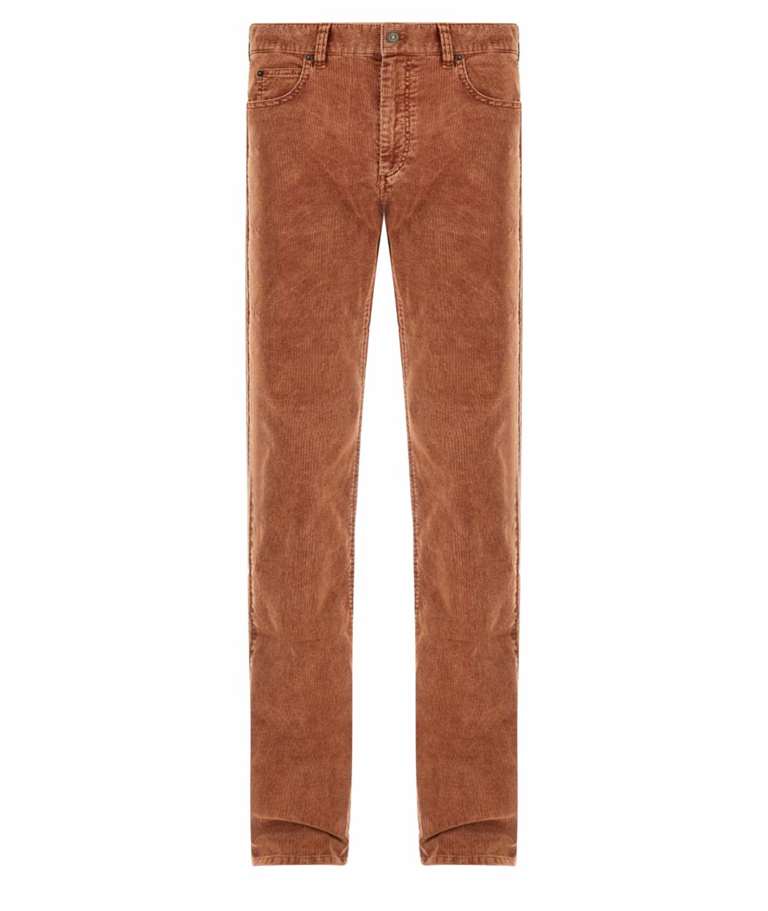 ISABEL MARANT Коричневые хлопковые повседневные брюки, фото 1