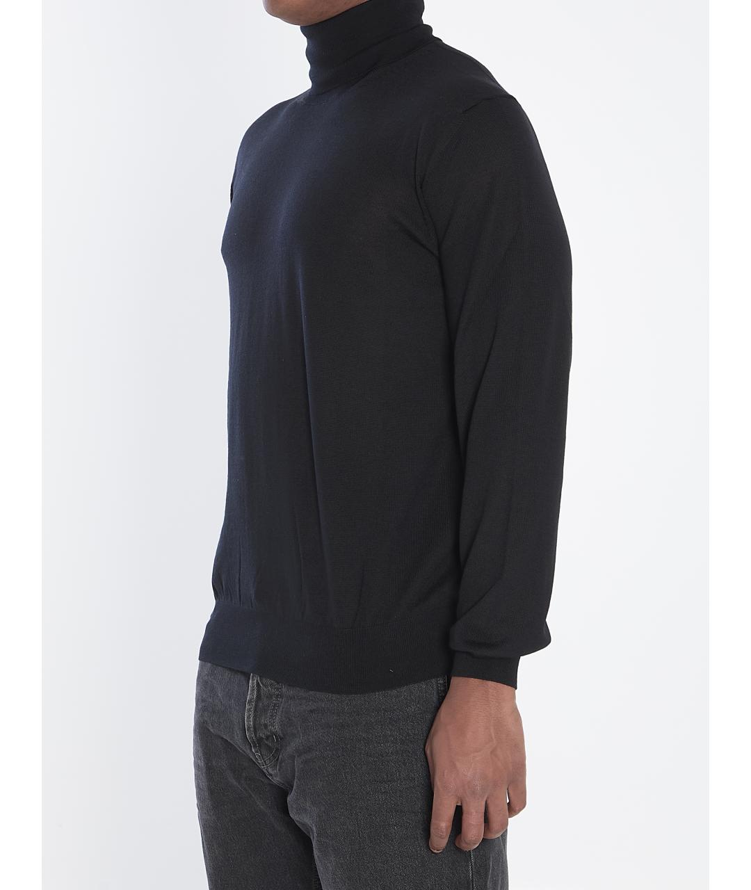 SAINT LAURENT Черная шерстяная водолазка, фото 3