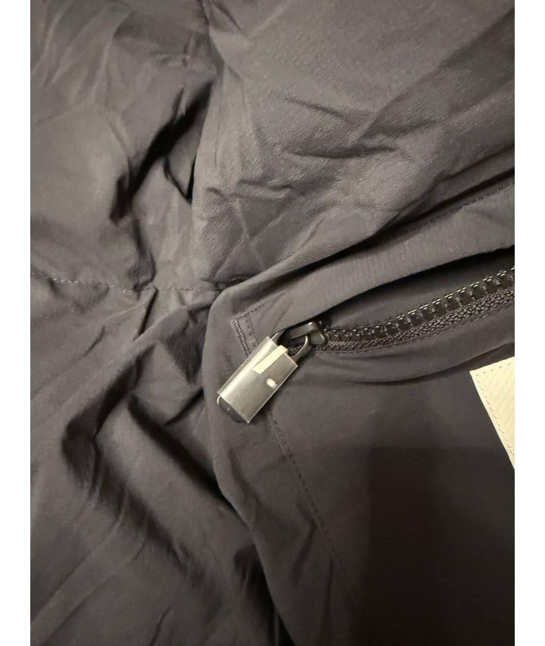BURBERRY Черный полиэстеровый пуховик, фото 6