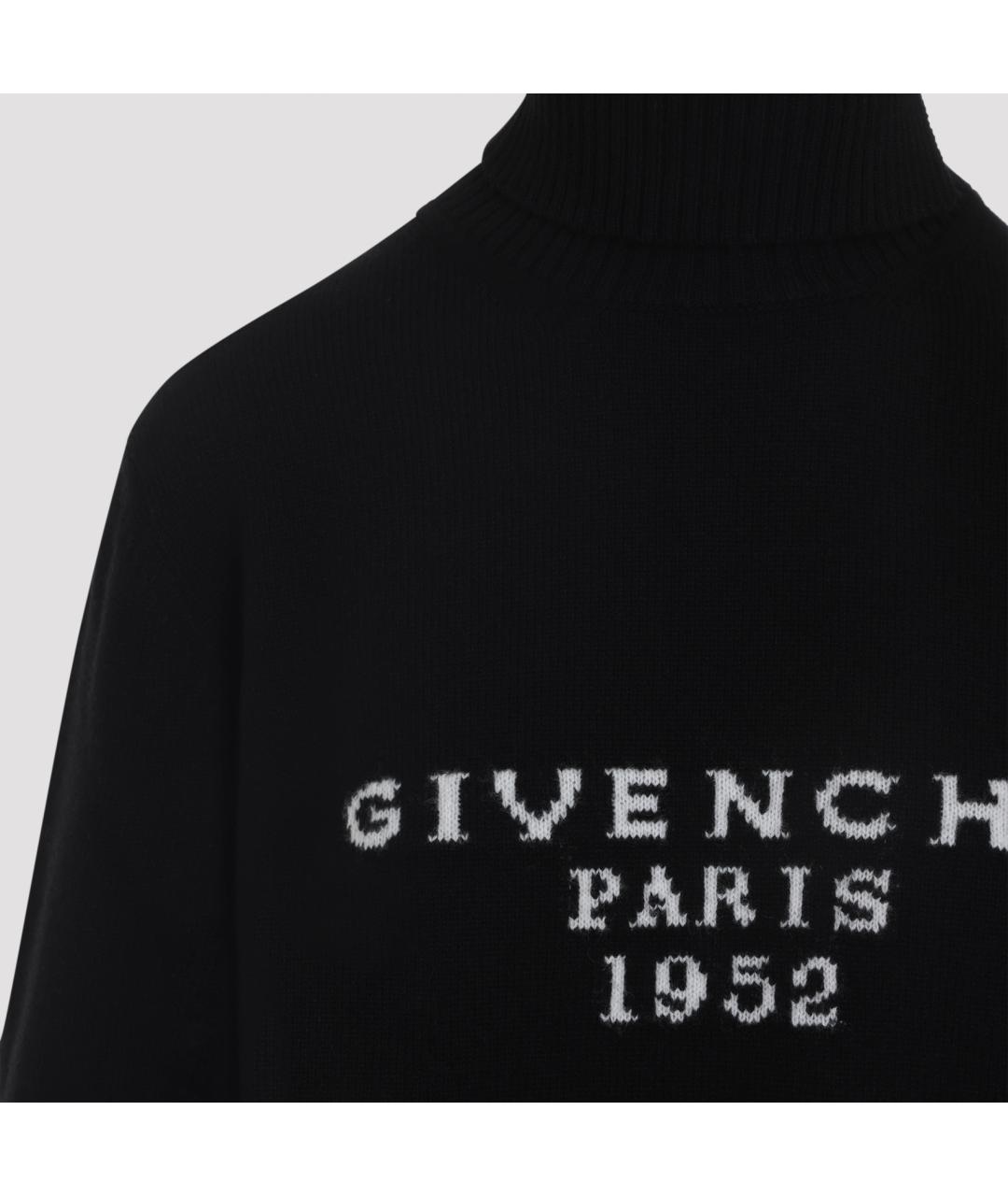 GIVENCHY Черный шерстяной джемпер / свитер, фото 3