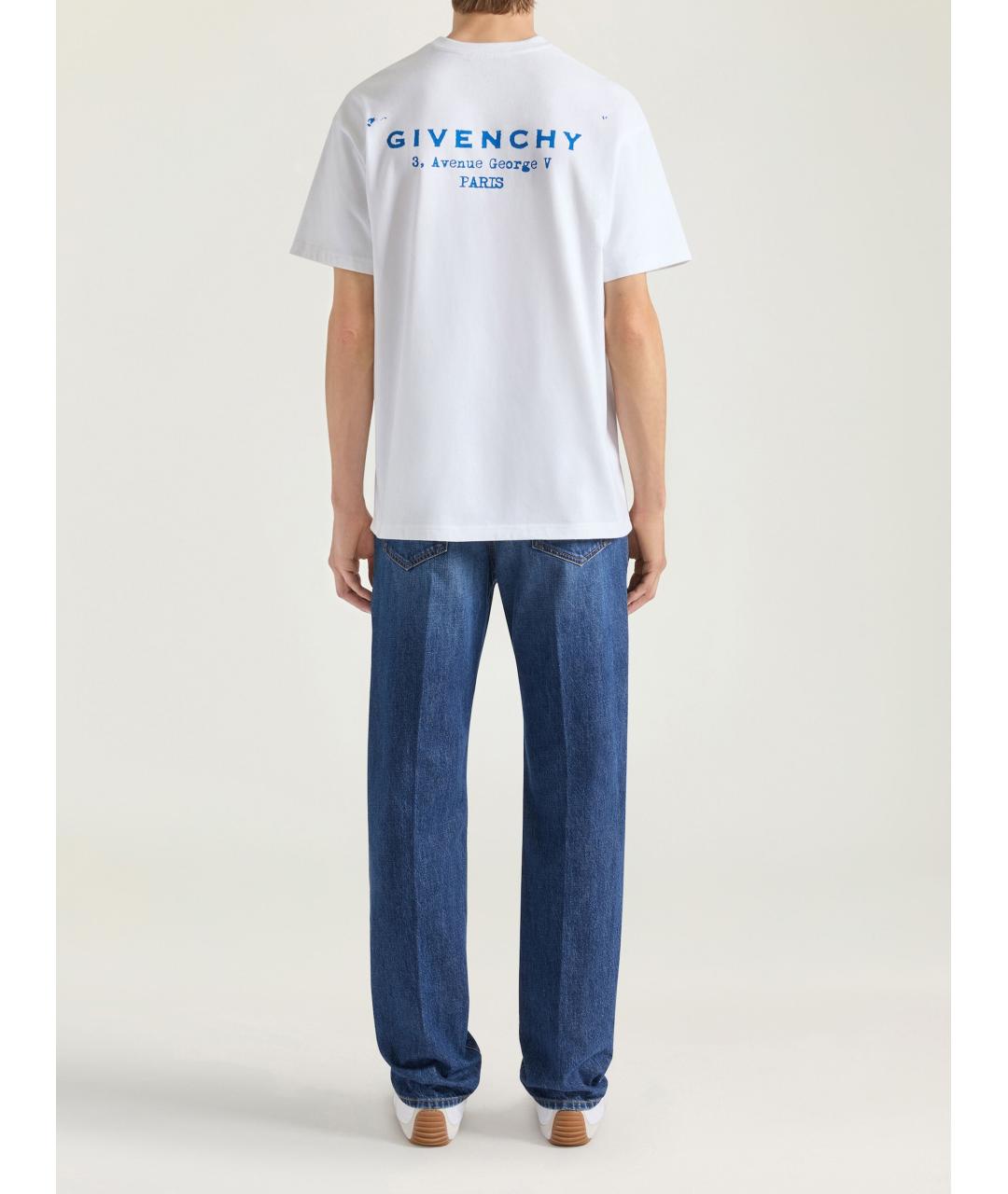 GIVENCHY Белая хлопковая футболка, фото 3