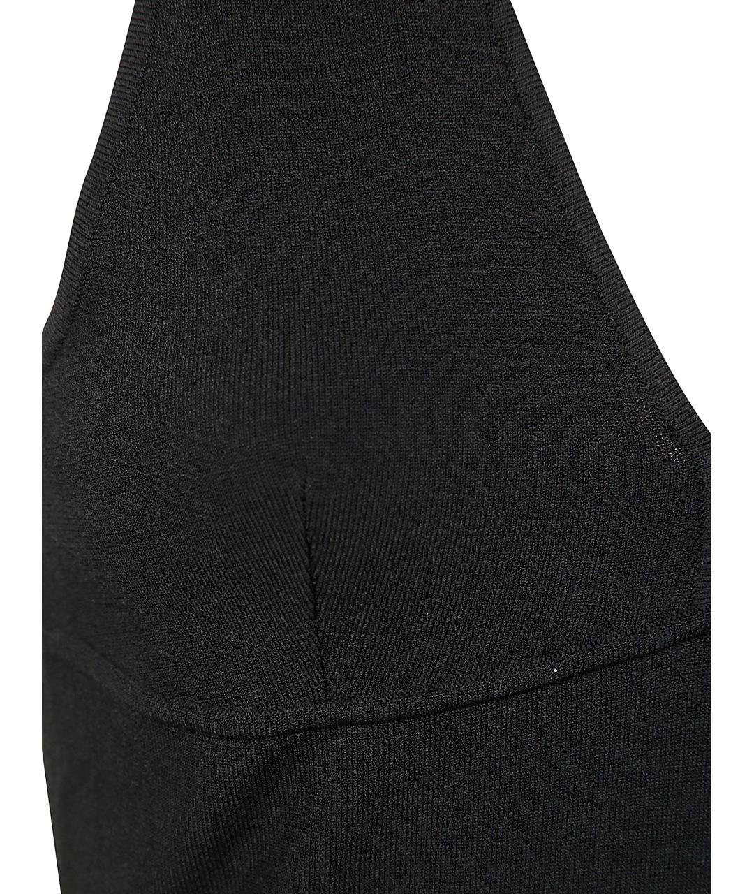 MAX MARA Черная хлопковая майка, фото 3