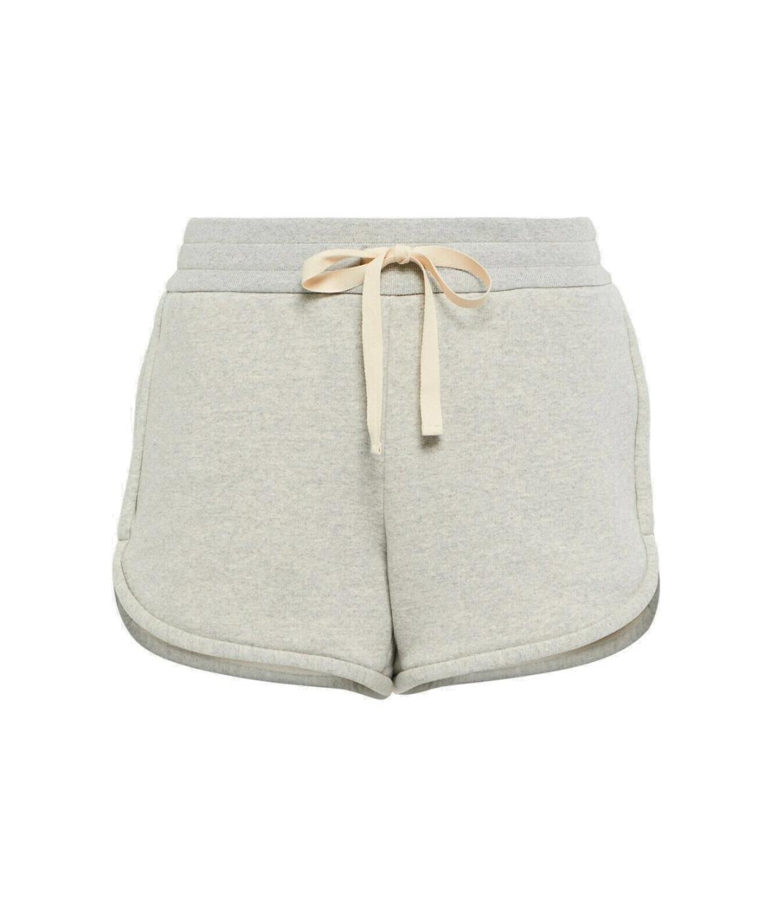 JIL SANDER Серые хлопковые шорты, фото 1