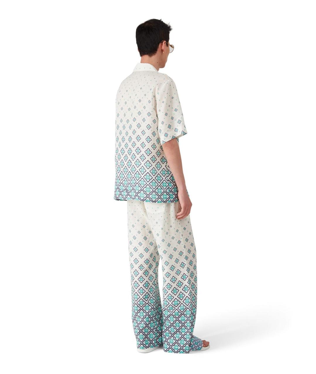 CASABLANCA Мульти шелковые повседневные брюки, фото 4