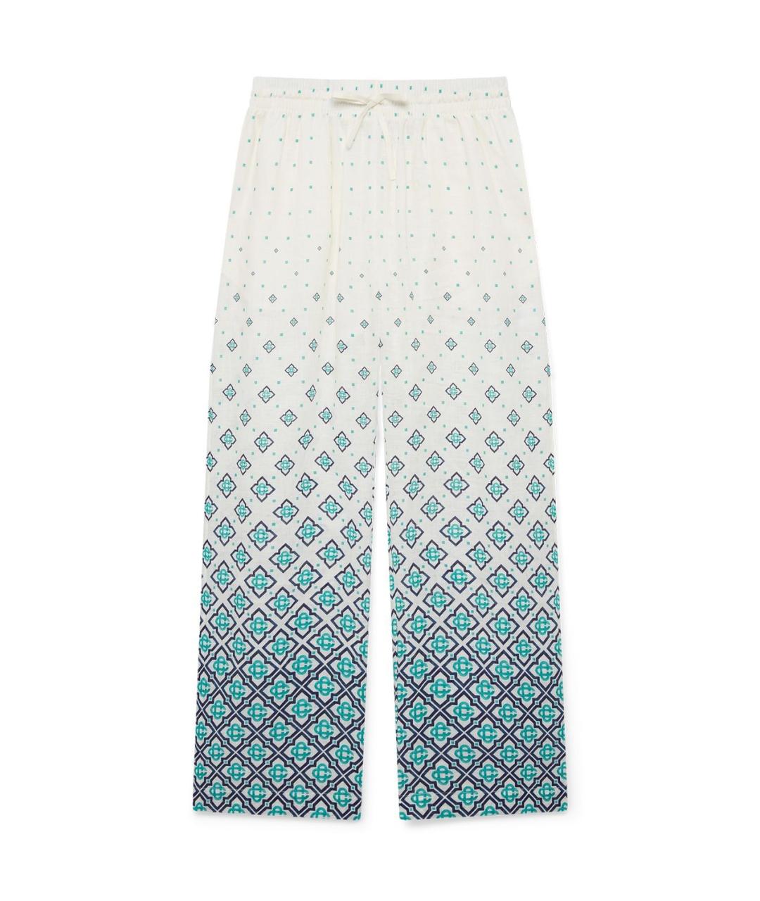 CASABLANCA Мульти шелковые повседневные брюки, фото 1