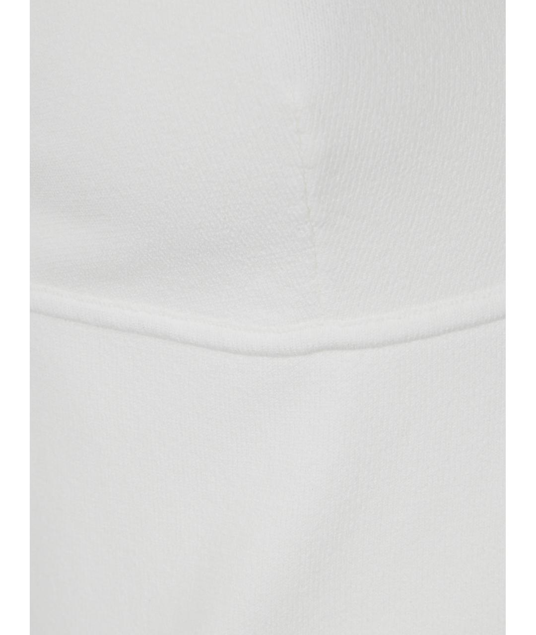 MAX MARA Белая полиэстеровая майка, фото 3
