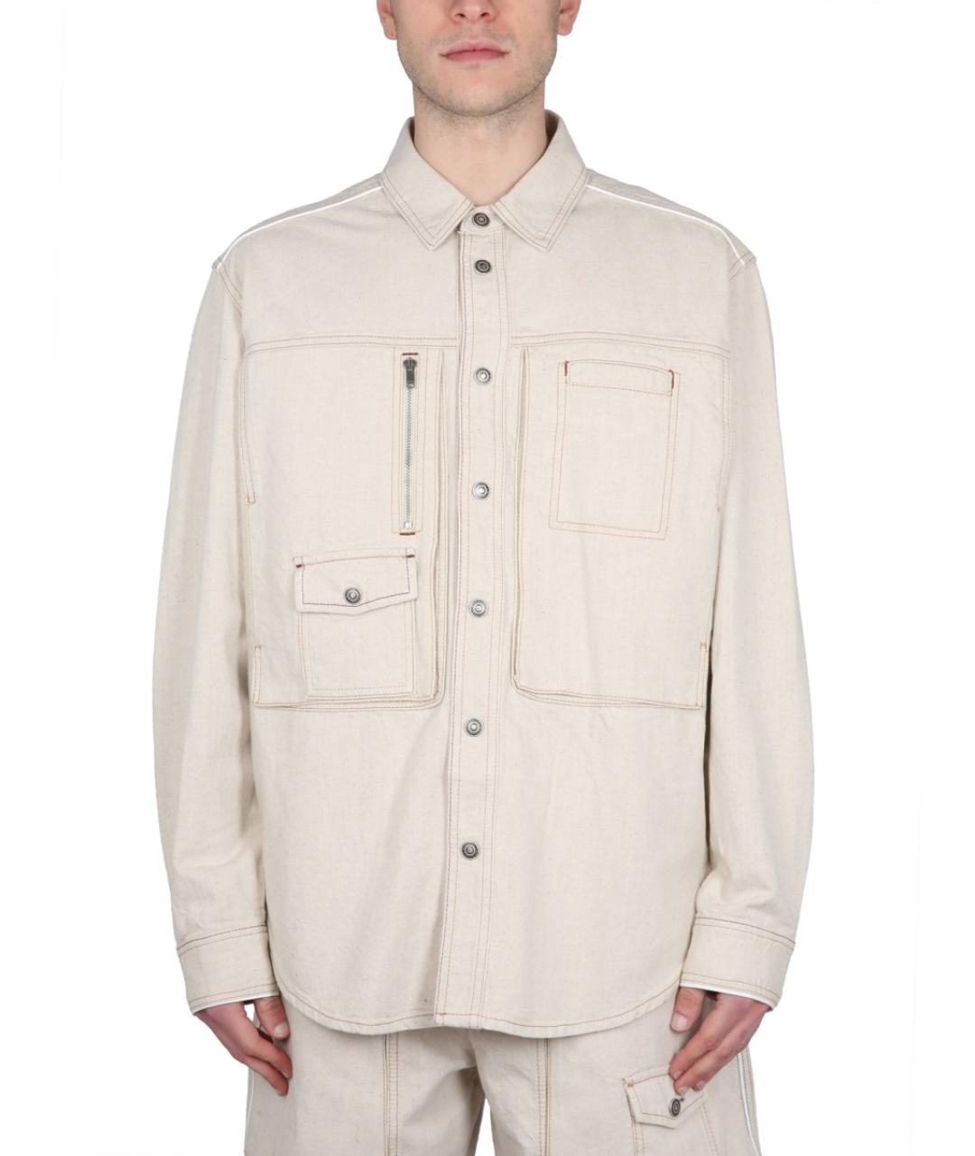 ISABEL MARANT Бежевая хлопковая куртка, фото 2