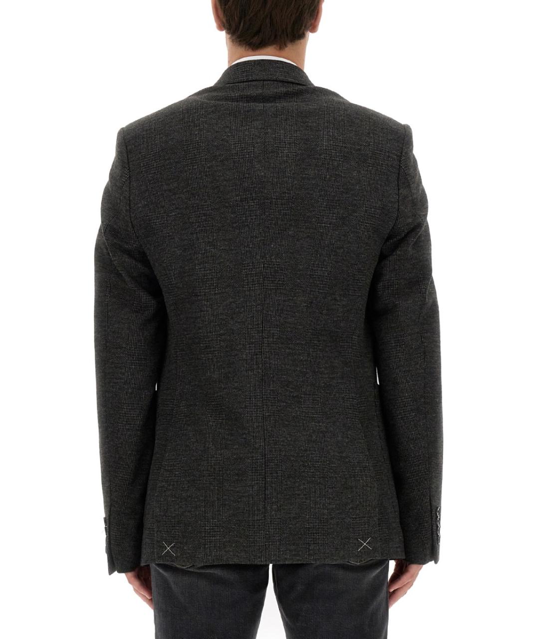 DOLCE&GABBANA Серый вискозный пиджак, фото 4