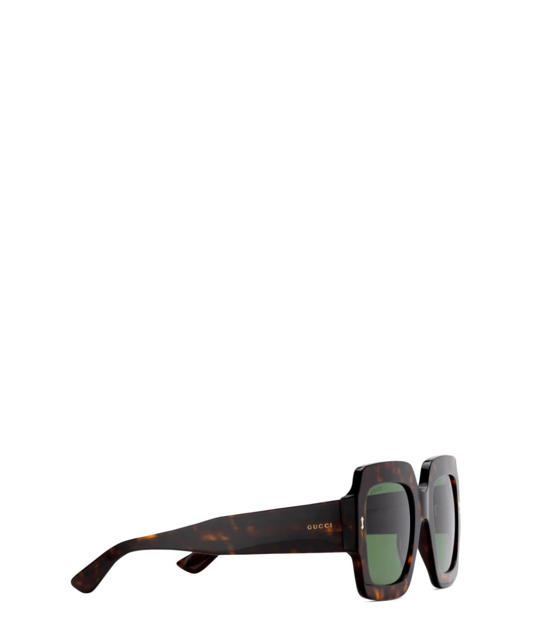 GUCCI Коричневые солнцезащитные очки, фото 2