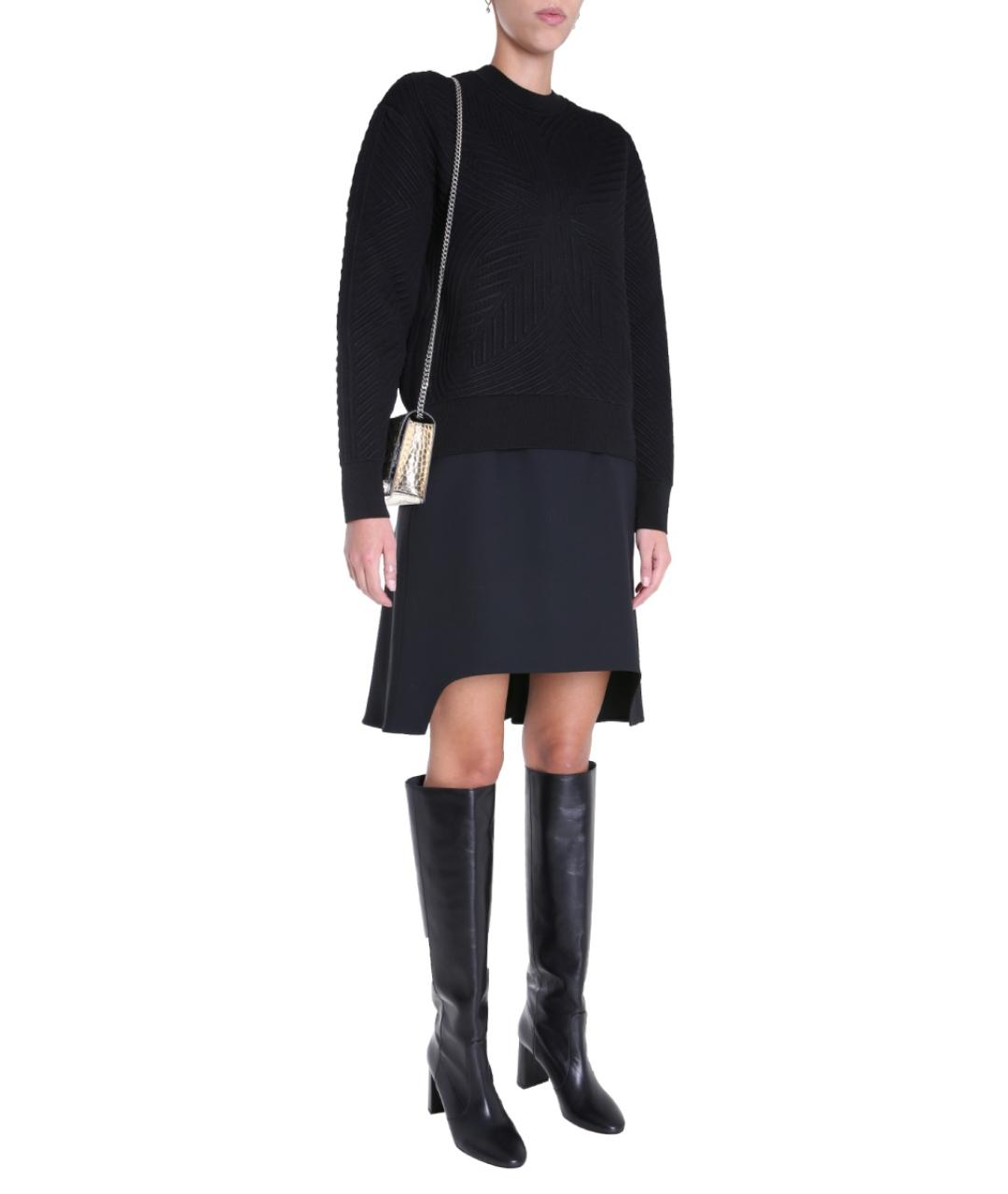 ALEXANDER MCQUEEN Черный шерстяной джемпер / свитер, фото 2