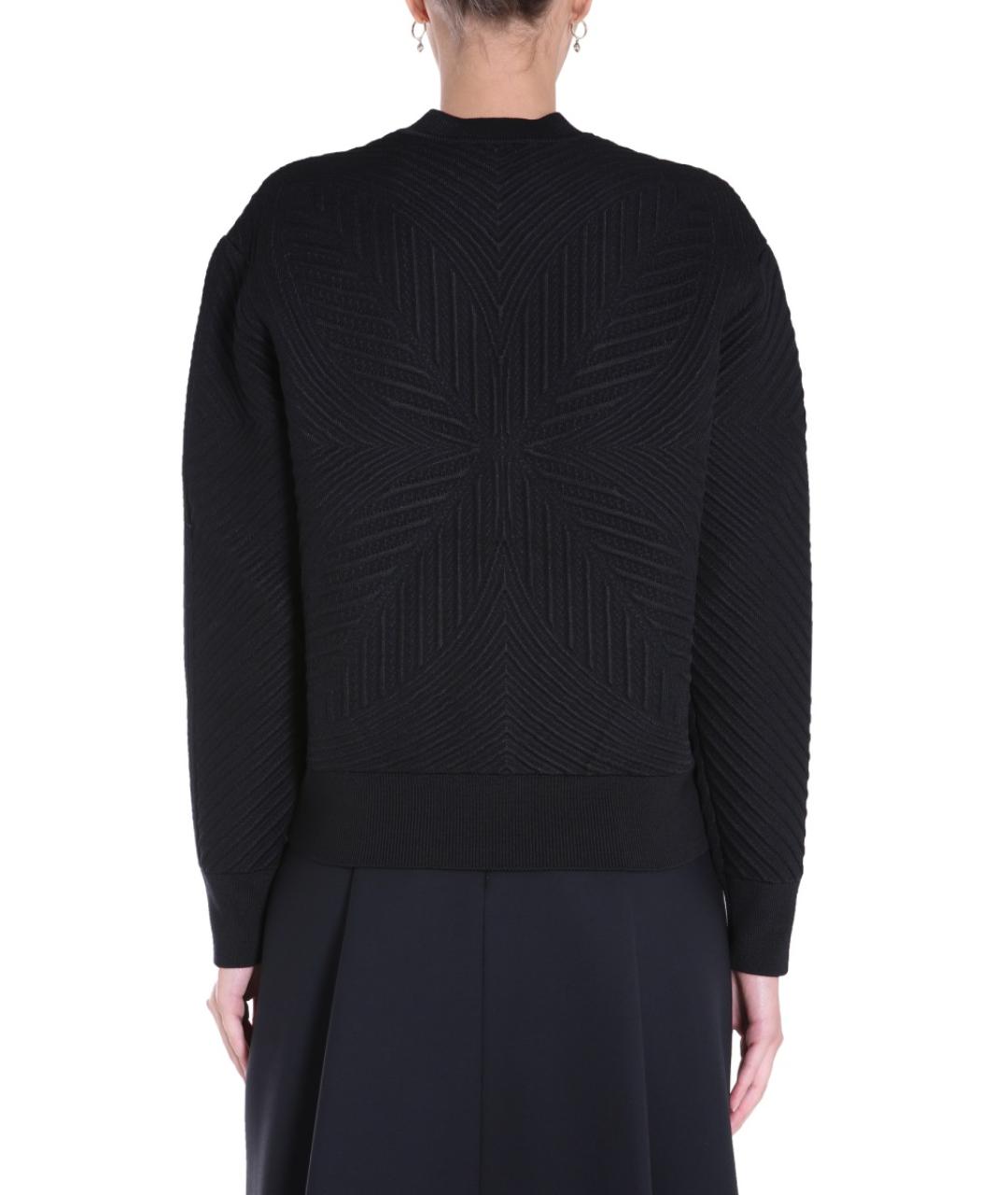 ALEXANDER MCQUEEN Черный шерстяной джемпер / свитер, фото 3