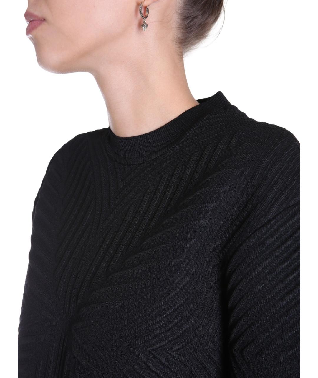 ALEXANDER MCQUEEN Черный шерстяной джемпер / свитер, фото 4