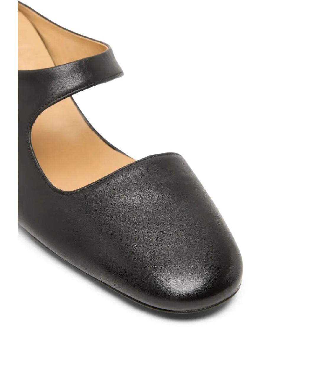 MARSELL Черные кожаные мюли, фото 2