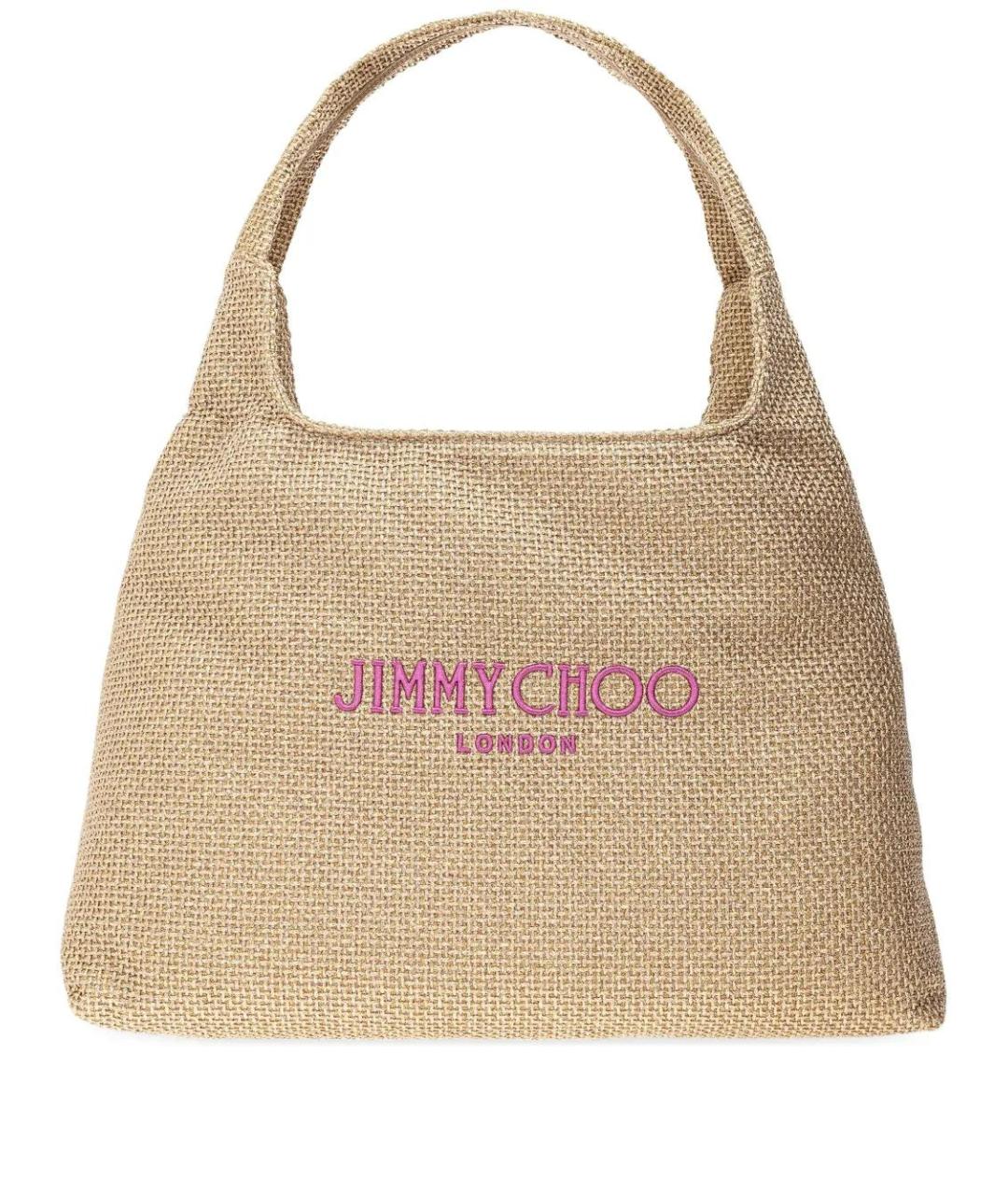 JIMMY CHOO Золотая сумка тоут, фото 1