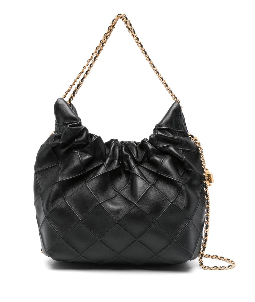 TORY BURCH Черная кожаная сумка через плечо, фото 1