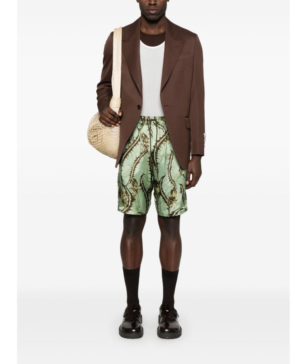 DRIES VAN NOTEN Мульти вискозные шорты, фото 2