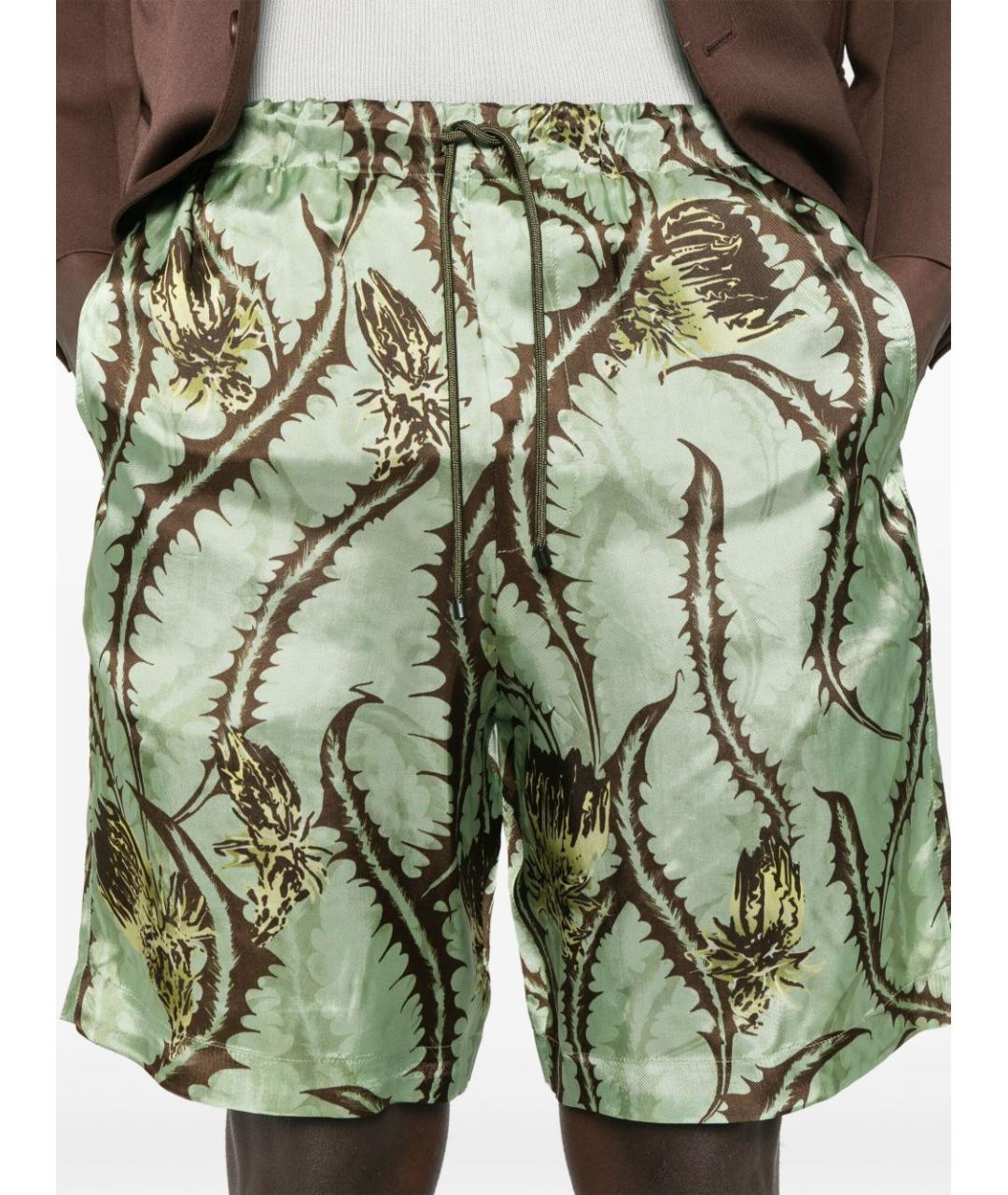 DRIES VAN NOTEN Мульти вискозные шорты, фото 3