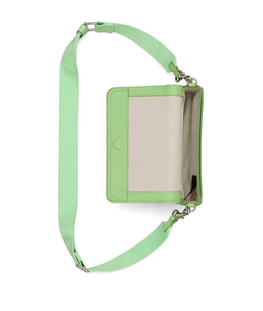 MARC JACOBS Зеленая кожаная сумка через плечо, фото 4