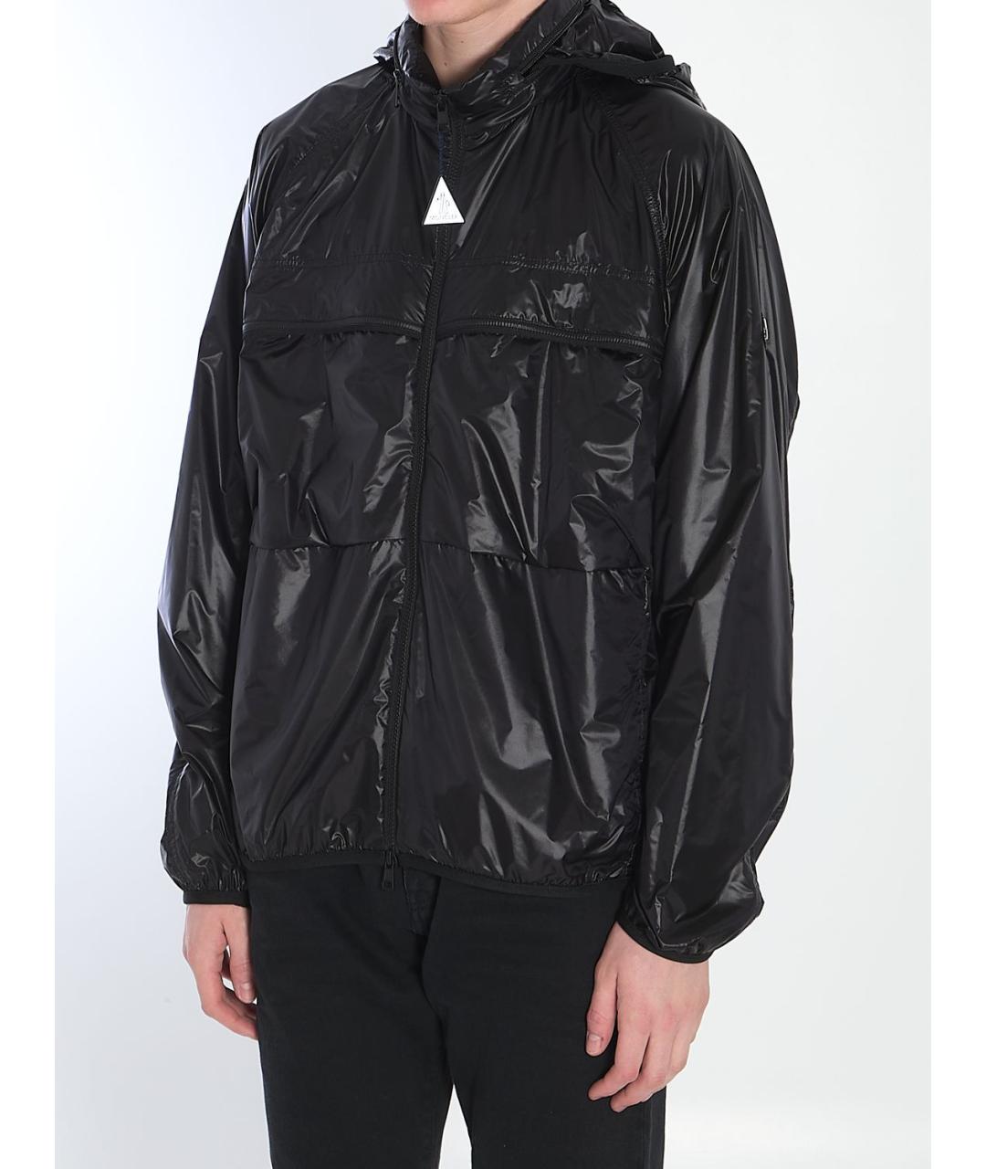 MONCLER Черная полиамидовая куртка, фото 5