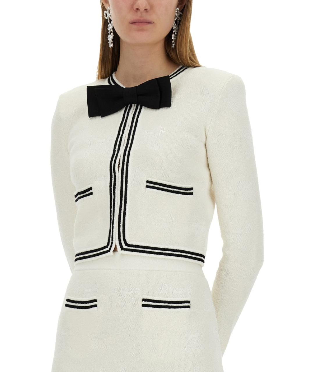 SELF-PORTRAIT Бежевый хлопковый кардиган, фото 5