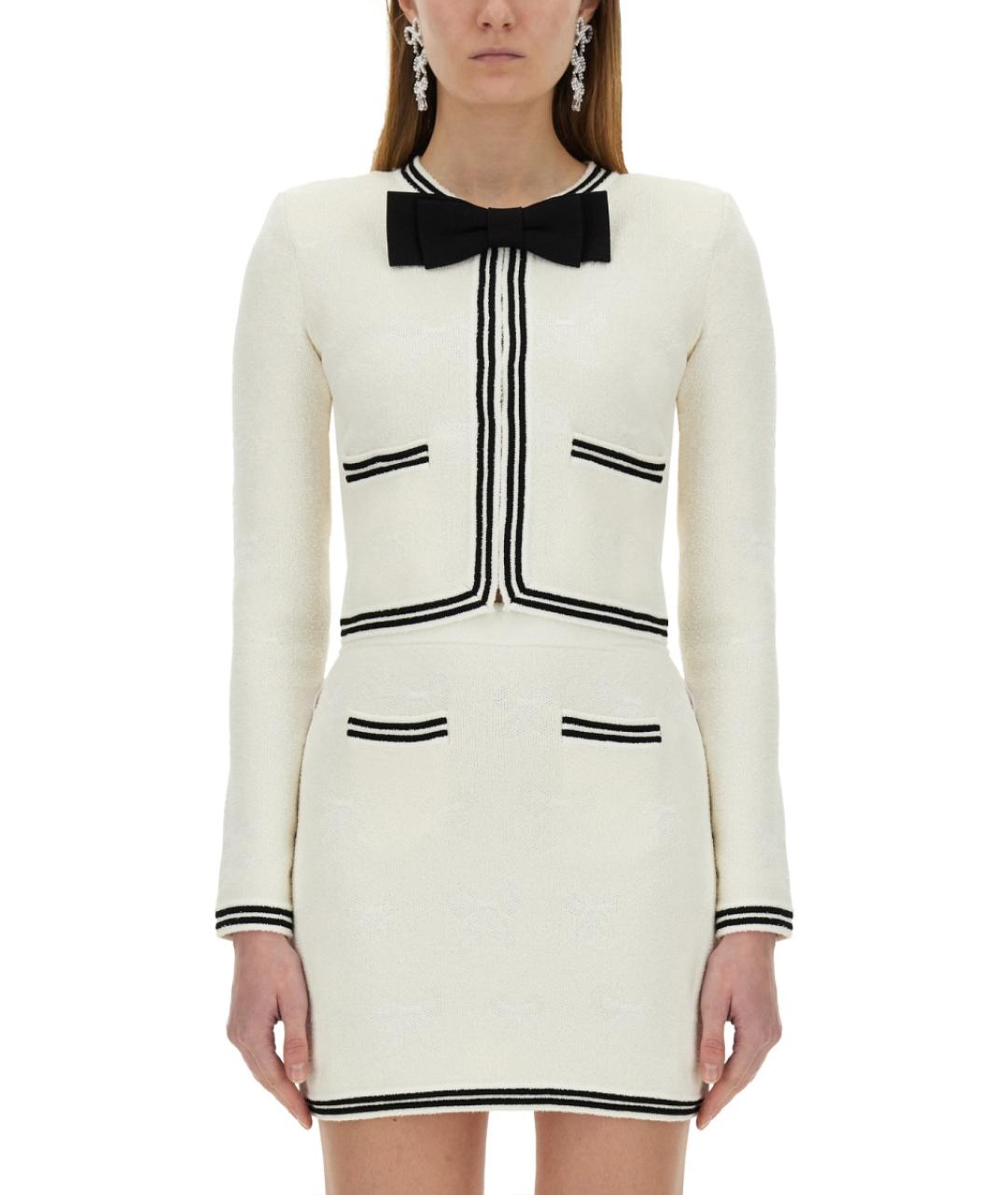 SELF-PORTRAIT Бежевый хлопковый кардиган, фото 2