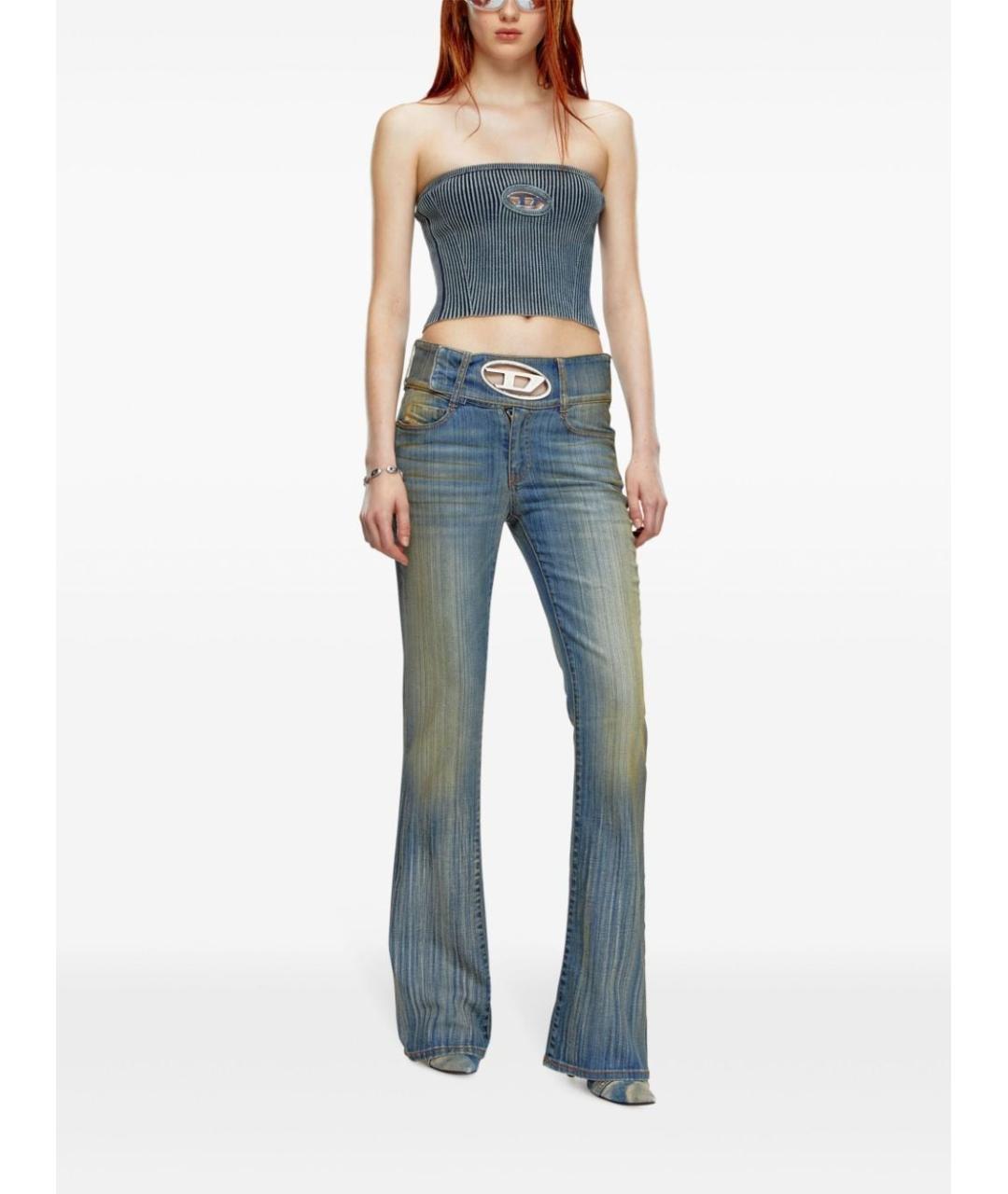 DIESEL Синяя хлопковая майка, фото 2