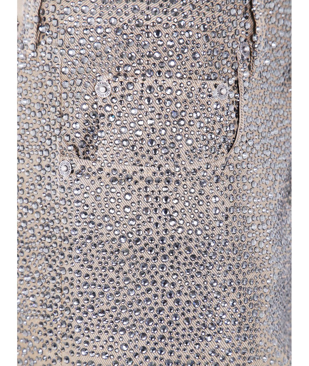 GOLDEN GOOSE DELUXE BRAND Мульти хлопковые прямые джинсы, фото 3