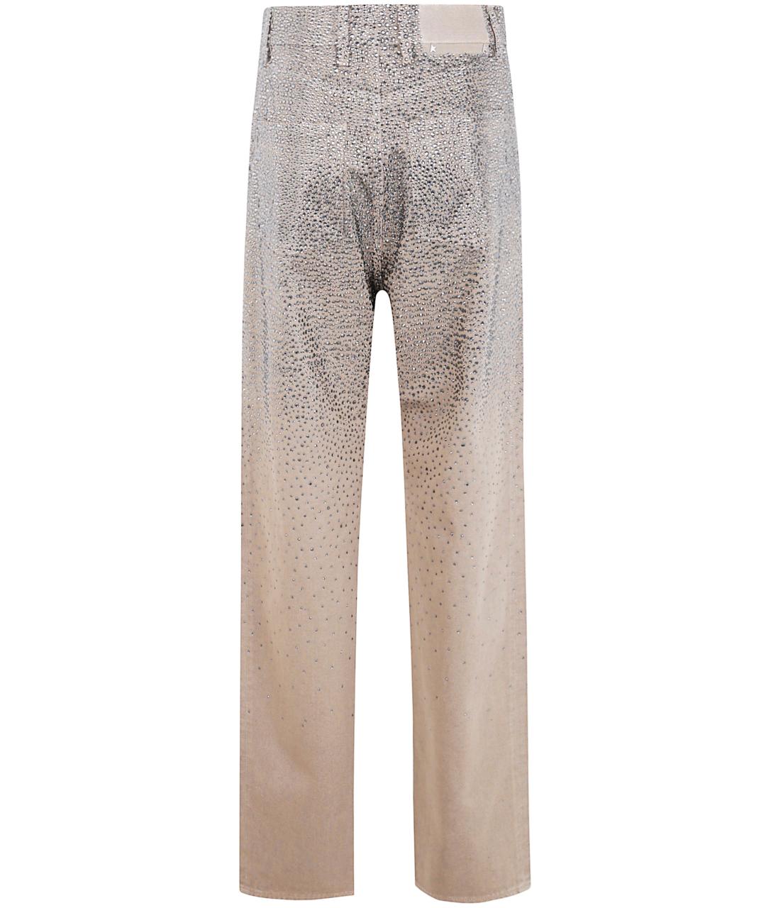 GOLDEN GOOSE DELUXE BRAND Мульти хлопковые прямые джинсы, фото 2