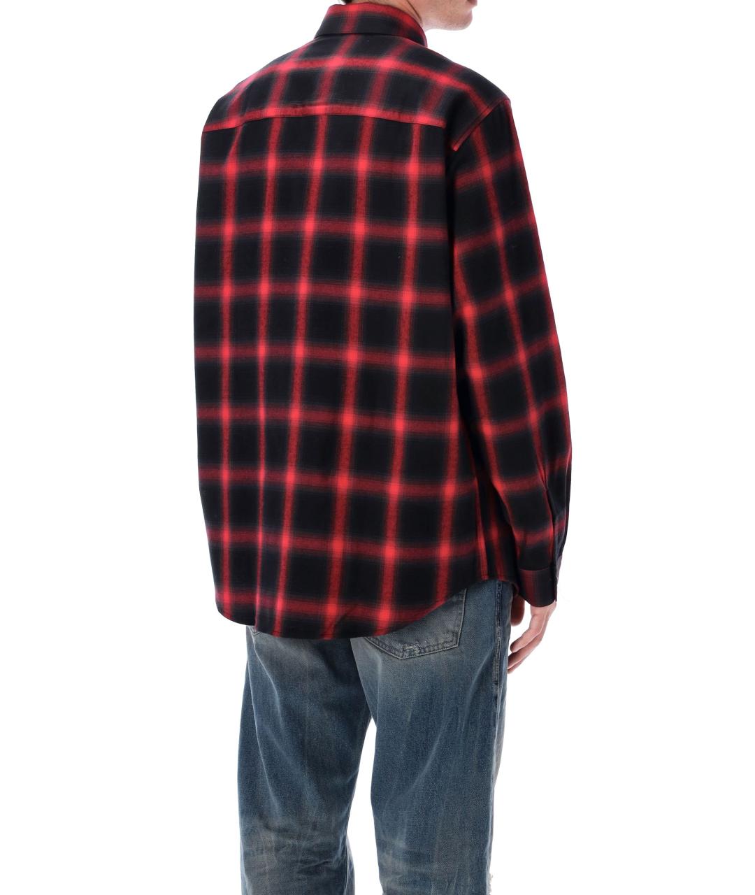 DIESEL Красная хлопковая кэжуал рубашка, фото 3