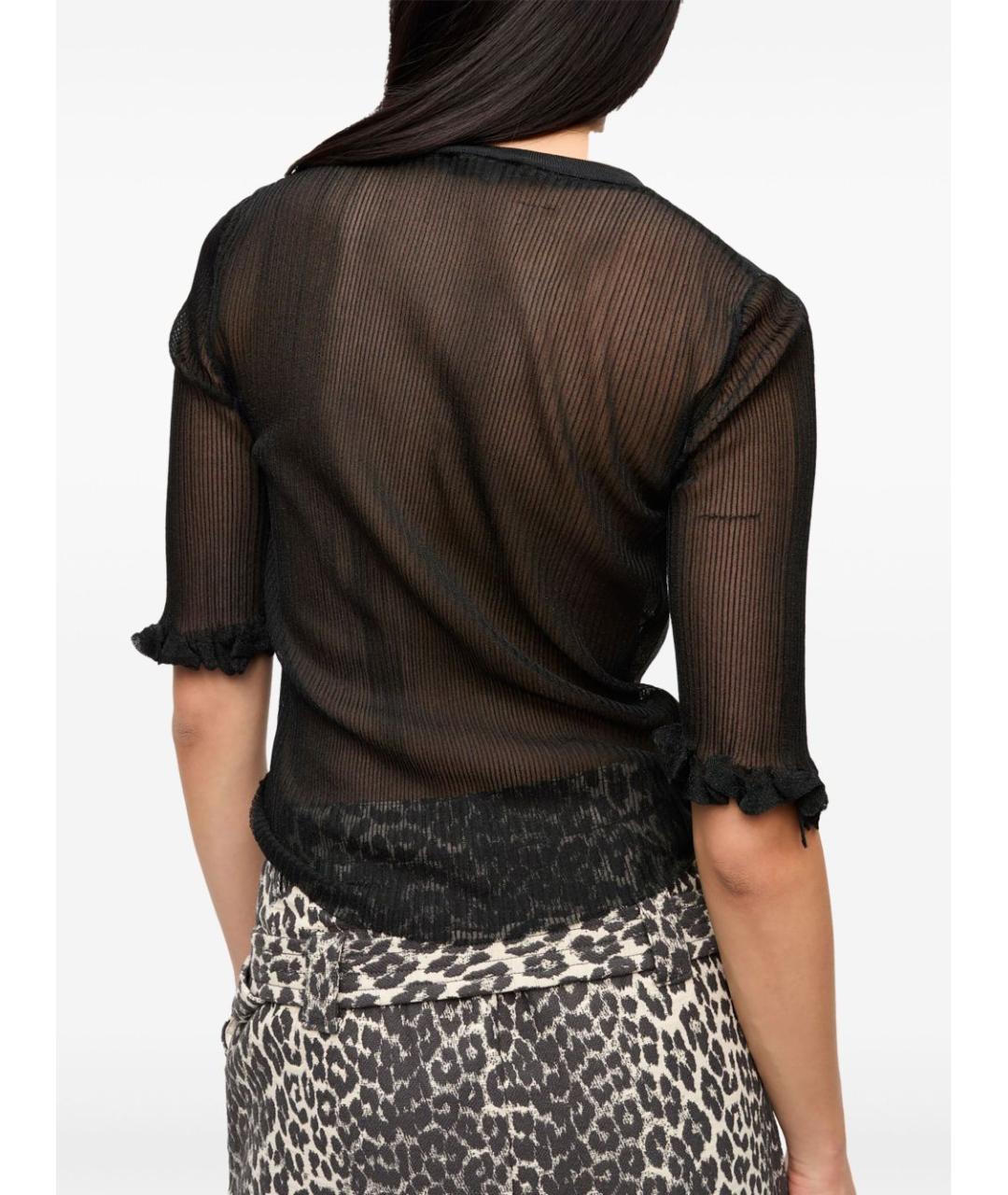 GANNI Черный джемпер / свитер, фото 5