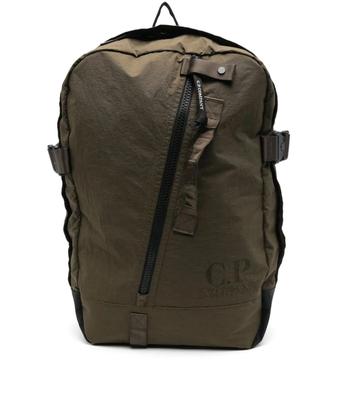 CP COMPANY Зеленый синтетический рюкзак, фото 1