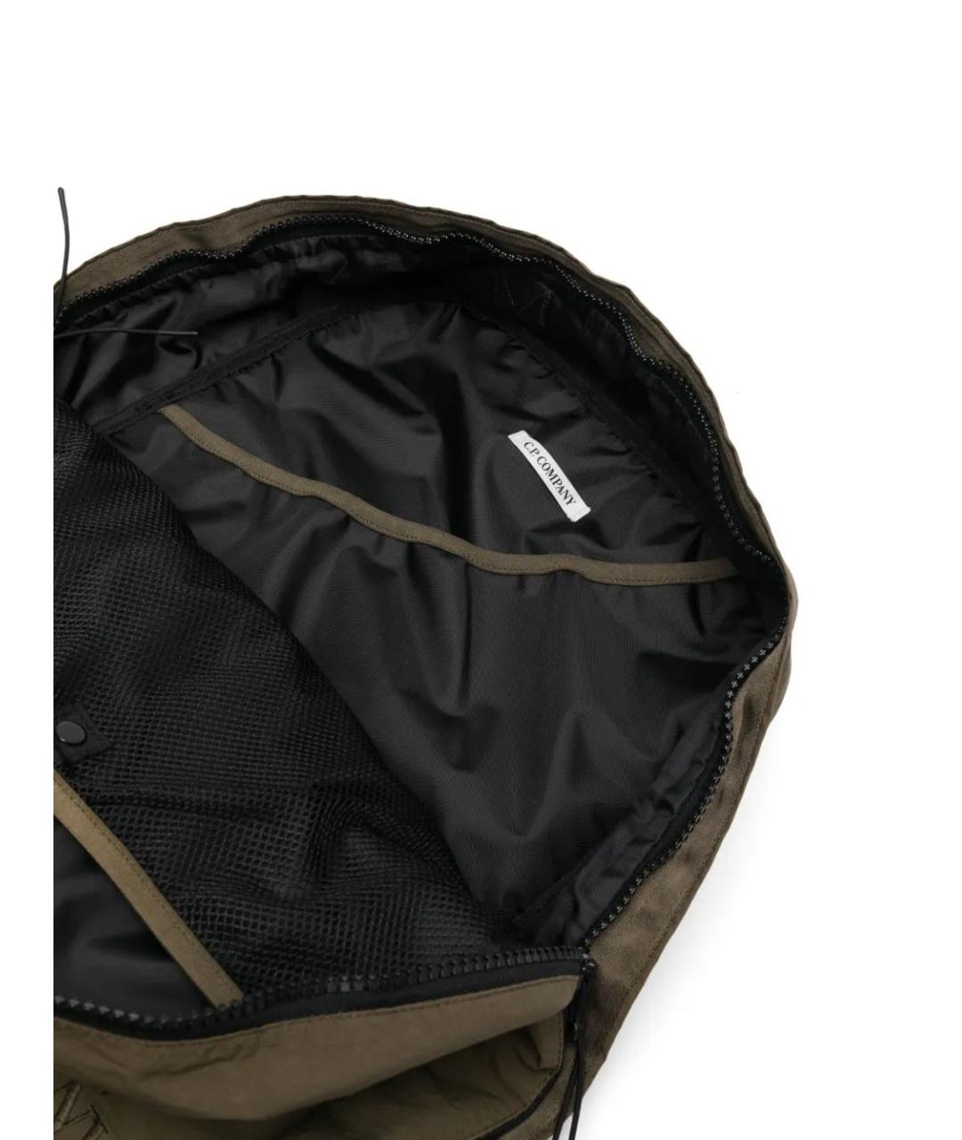 CP COMPANY Зеленый синтетический рюкзак, фото 5