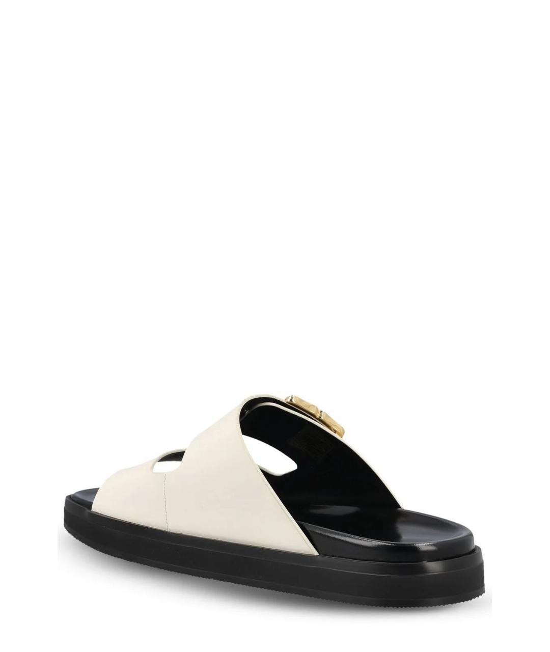 GIVENCHY Белые кожаные сандалии, фото 3