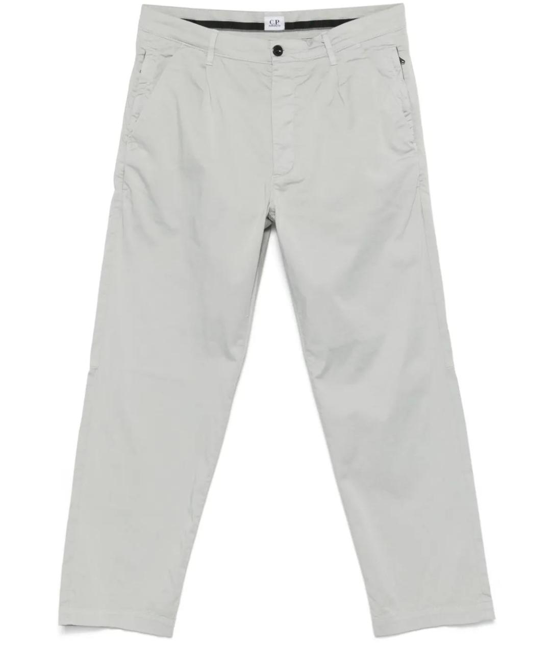 CP COMPANY Серые хлопковые повседневные брюки, фото 1