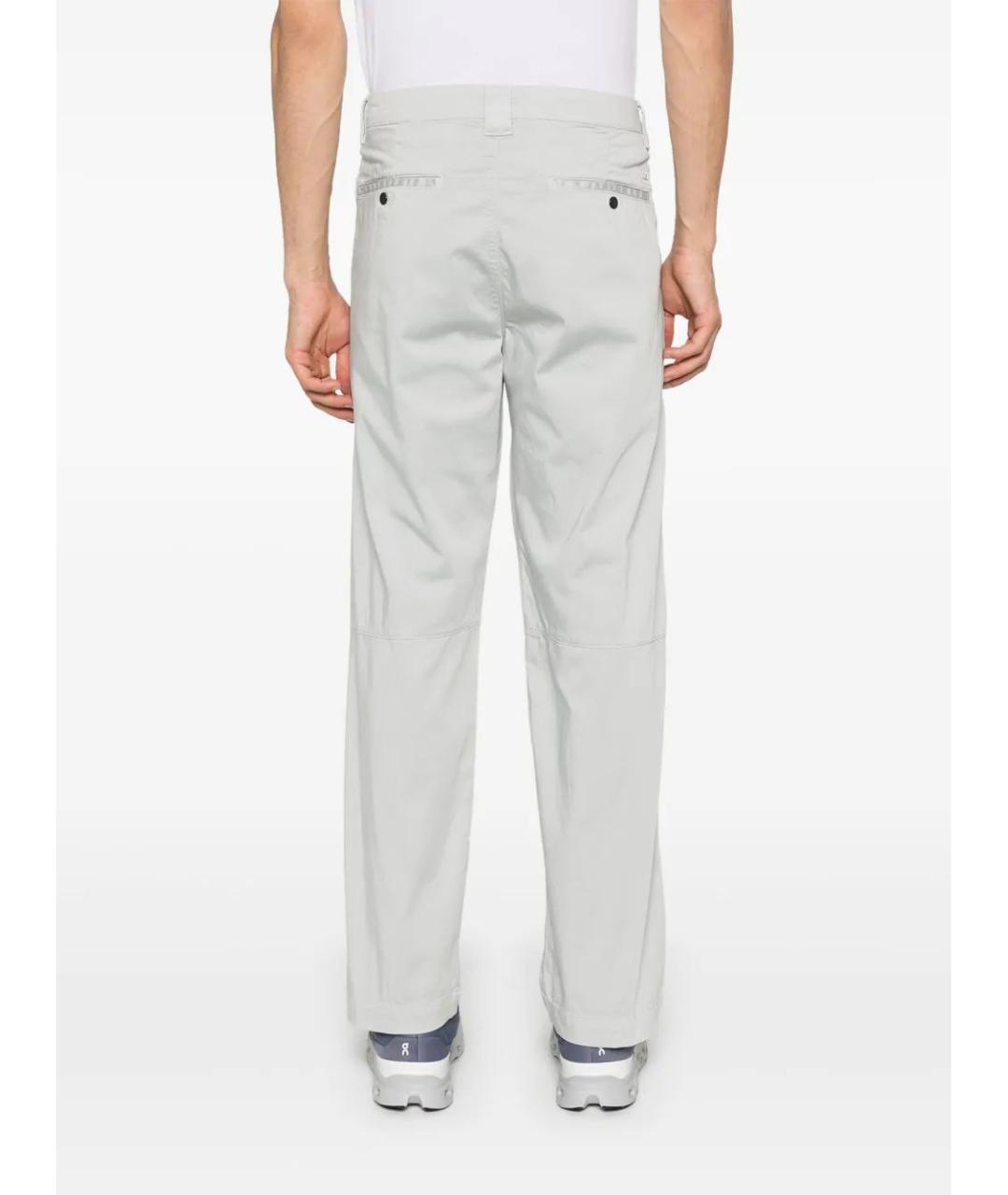 CP COMPANY Серые хлопковые повседневные брюки, фото 4