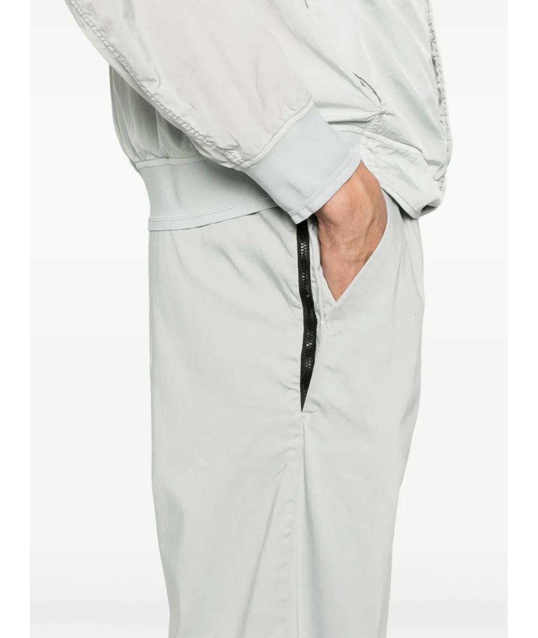 CP COMPANY Серые хлопковые повседневные брюки, фото 5