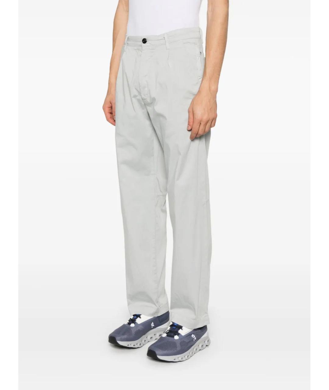 CP COMPANY Серые хлопковые повседневные брюки, фото 3