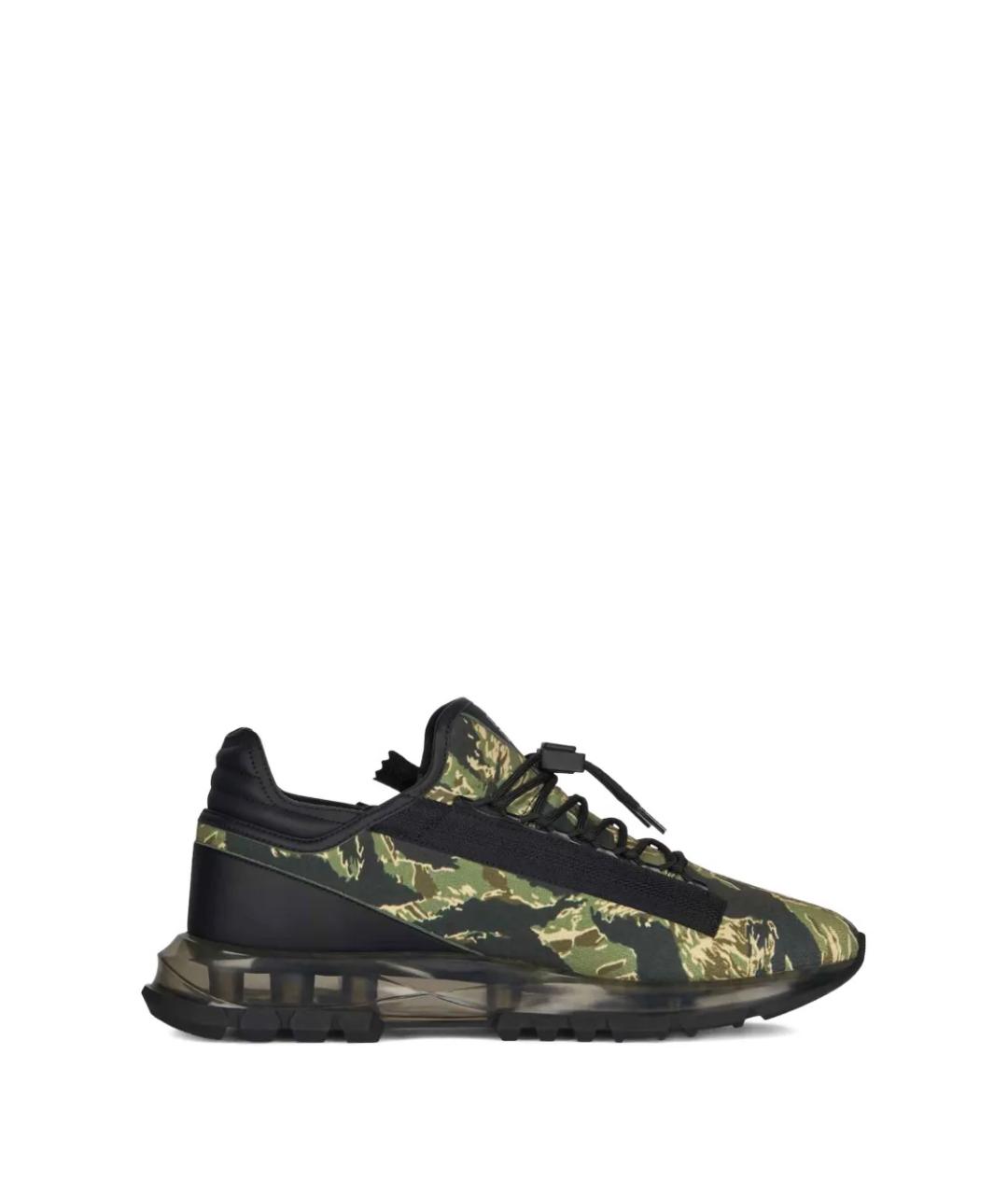 GIVENCHY Черные синтетические низкие кроссовки / кеды, фото 1