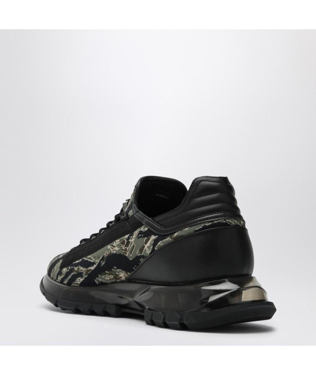 GIVENCHY Черные синтетические низкие кроссовки / кеды, фото 3