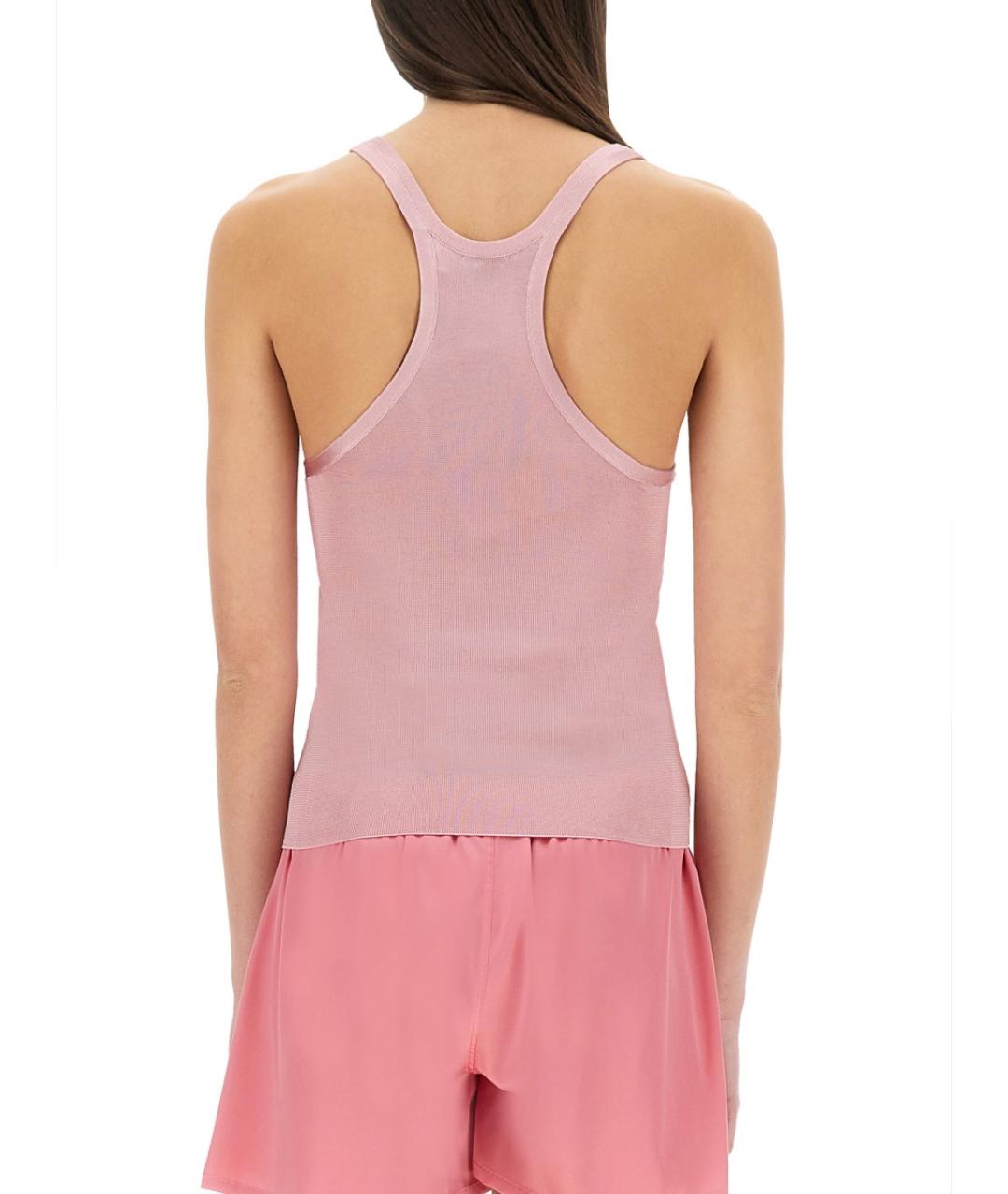 TOM FORD Розовая шелковая майка, фото 4