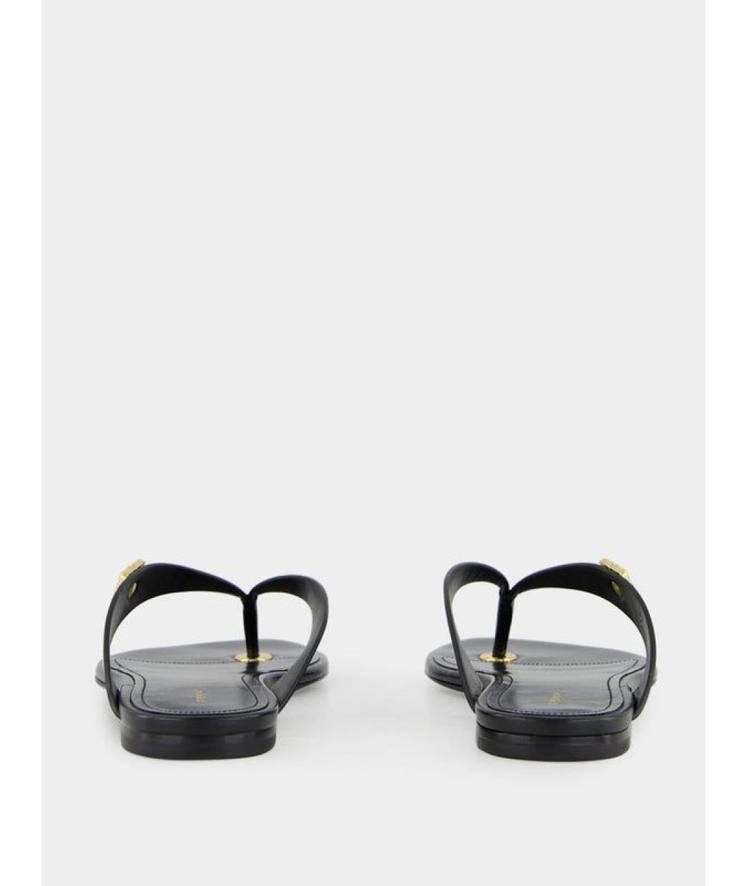 GIVENCHY Черные кожаные сандалии, фото 5